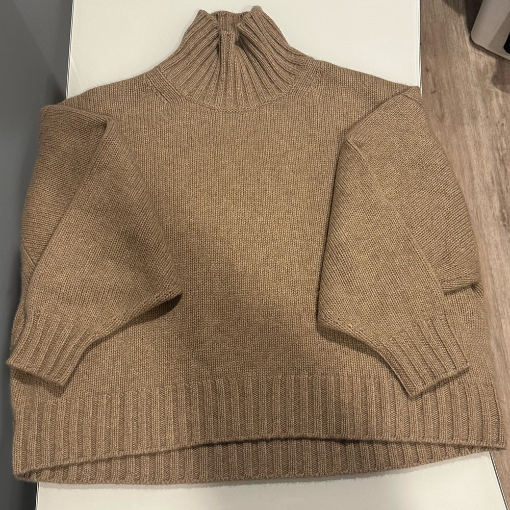 Chunky Pure Cashmere Turtleneck